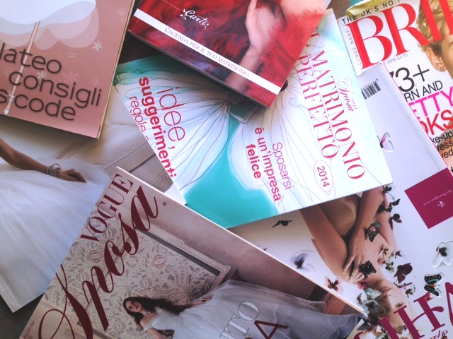 riviste e cataloghi di matrimonio